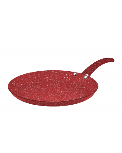 Hascevher Germanitium 30 cm Granit Krep Tava - Kırmızı