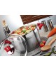 Hascevher Yaprak 26x16 cm Tencere Cam Kapaklı